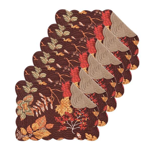 C&F HOME Amison Brown Placemat (Set of 6)