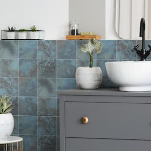 BioTech Ocean Green River Matte 6 in. x 6 in. Porcelain Floor and Wall Tile (8.32 sq. ft./Case)