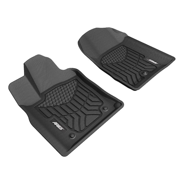 Aries StyleGuard XD Black Custom Heavy Duty Floor Liners, Select Dodge Durango, Jeep Grand Cherokee, 1st Row Only