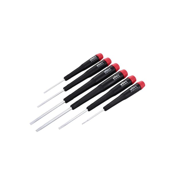 Precision Slotted Screwdriver Set (6-Piece)