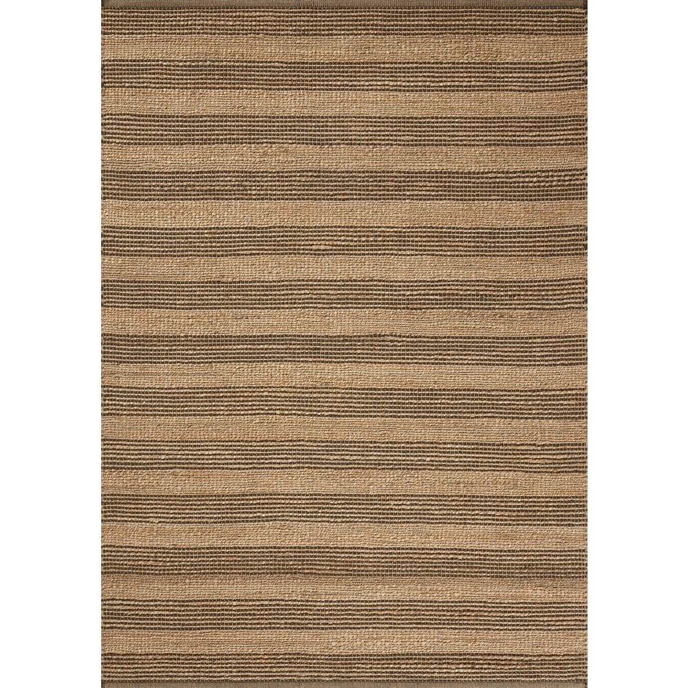 Chris Love Julia Judy Natural / Chocolate 7 ft. 9 in. x 9 ft. 9 in.  Contemporary Area Rug price history on PriceWatchPro