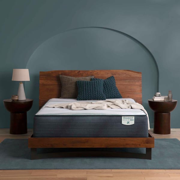 Beautyrest Harmony Lux Hybrid Ocean View Island Twin XL Plush 13 in. Low Profile Mattress Set