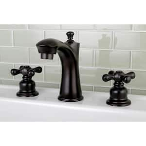 Victorian 8 in. Widespread 2-Handle Bathroom Faucet in Oil Rubbed Bronze