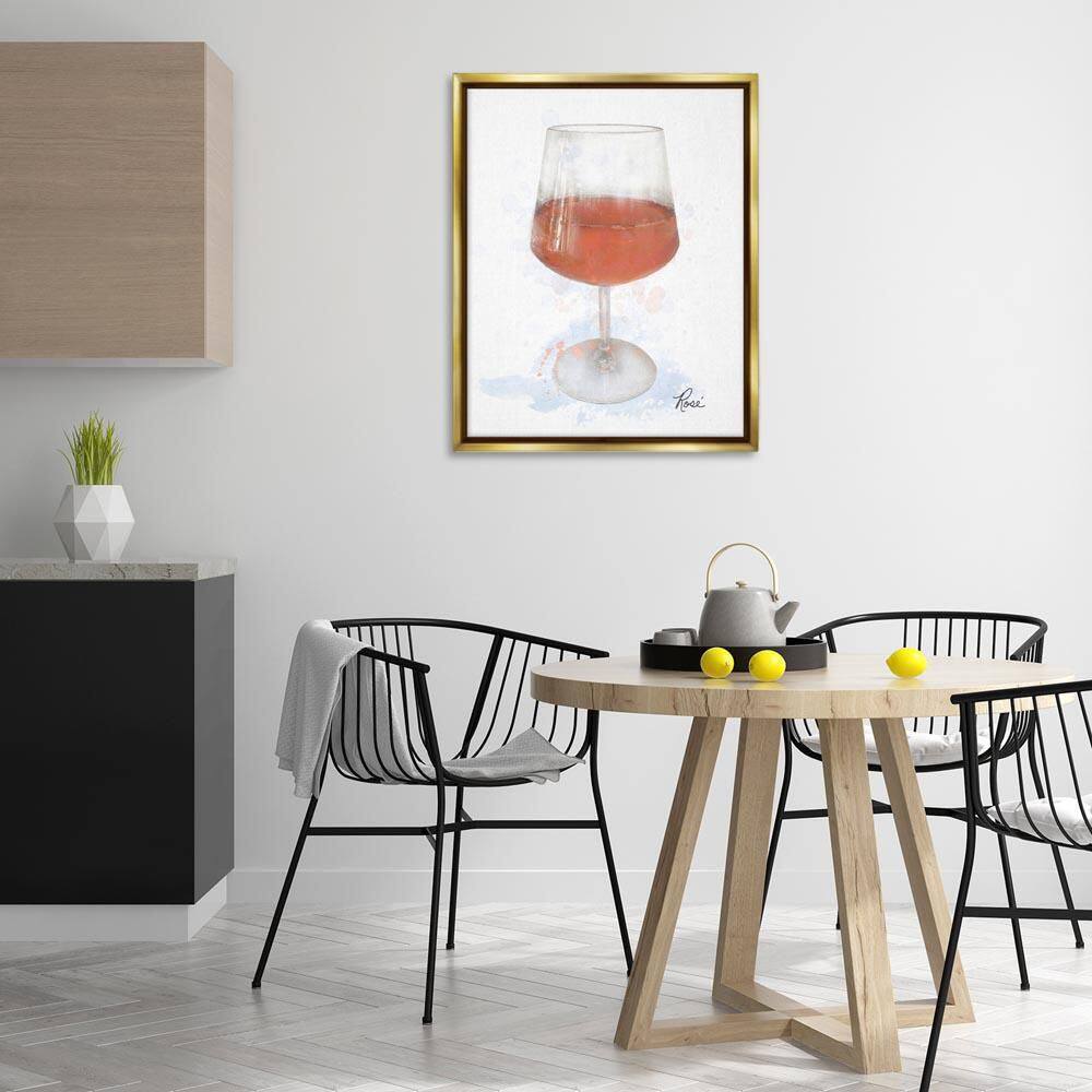 Modern Rose in Glass by Matthew Piotrowicz Gold Floater Frame Food Graphic Art Print 31 in. x 25 in. price history on PriceWatchPro