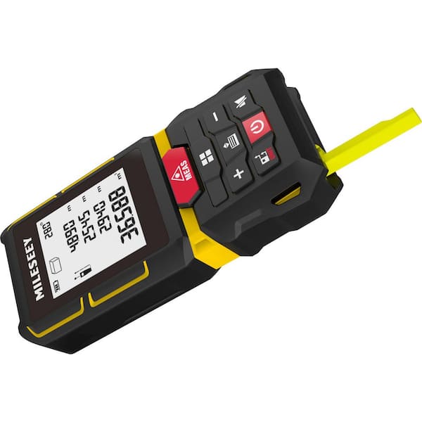 G7 330 ft. Laser Distance Measuring Tool, Diagonal Measuring Extension, Angle, 2mm Accuracy, Area, Volume, Pythagoras
