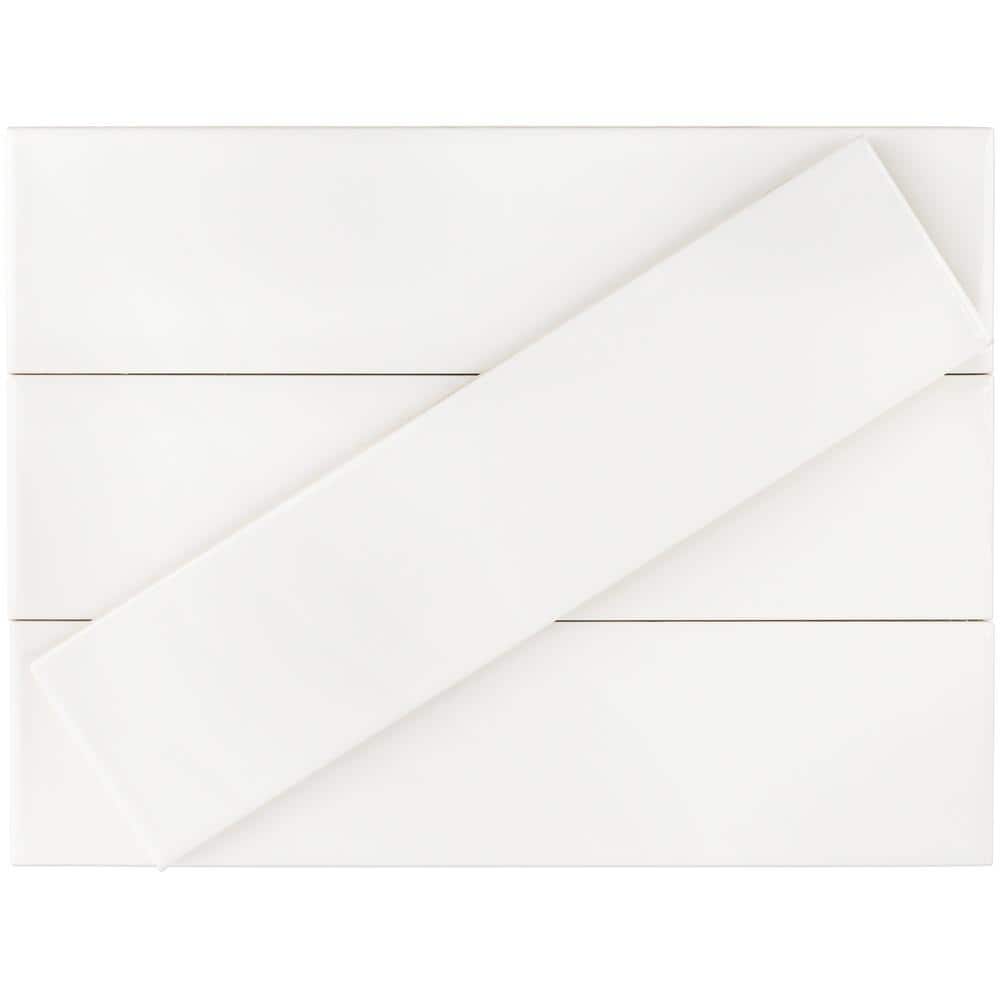 Dove Gray 3'' x 12'' Polished Ceramic Subway Tile