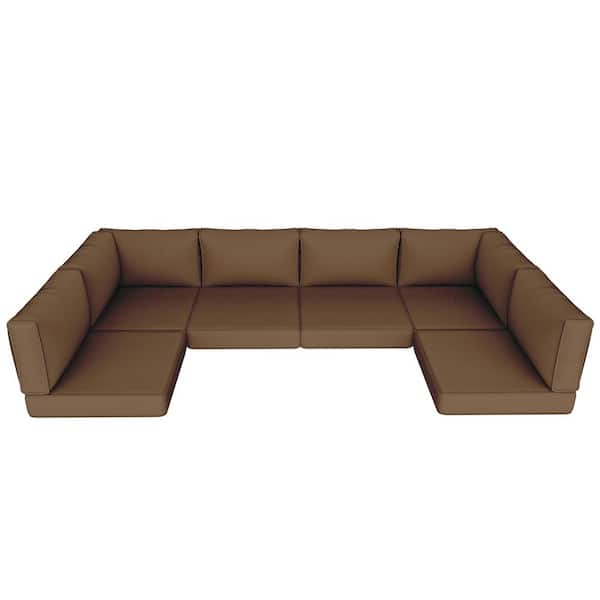 Outdoor Replacement Cushions 14 Piece Couch Cushions Patio Sofa Cushions for Patio 6 Seat Sectional Cushion