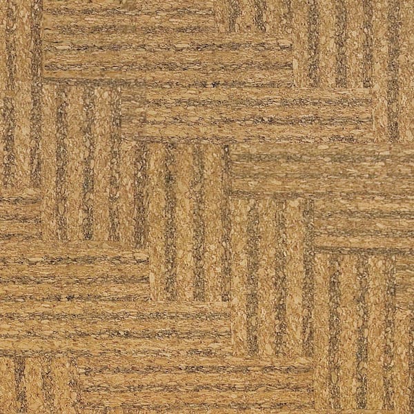 Home Legend Natural Herringbone 1/2 in. Thick x 11-3/4 in. Wide x 35-1/2 in. Length Cork Flooring (23.17 sq. ft. / case)