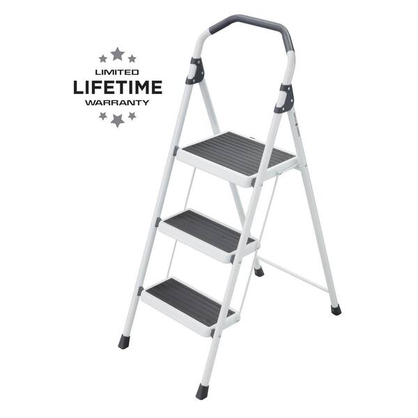 Gorilla Ladders 3 Step Steel, Stair Step Bookcase Home Depot