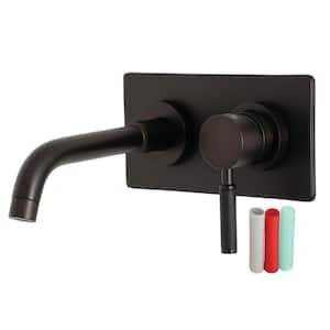 Kaiser Single-HandleWall-Mount Bathroom Faucets in Oil Rubbed Bronze