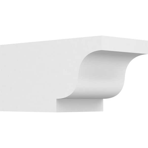 Ekena Millwork 6 in. x 6 in. x 12 in. Standard Newport Architectural Grade PVC Rafter Tail Brace