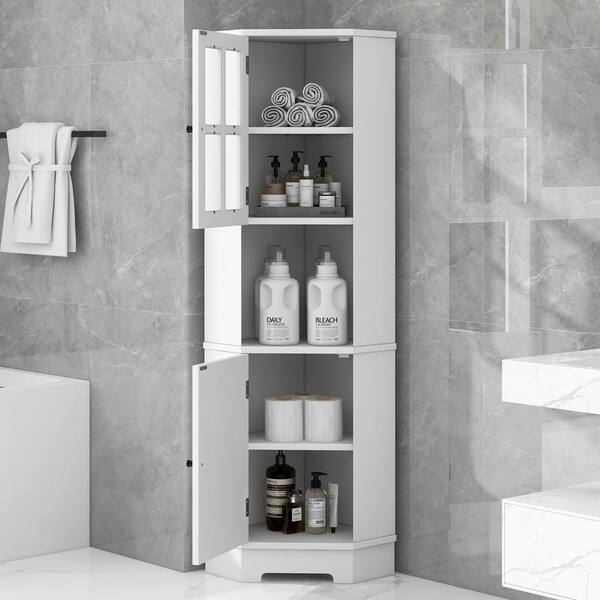 White high gloss corner unit hotsell