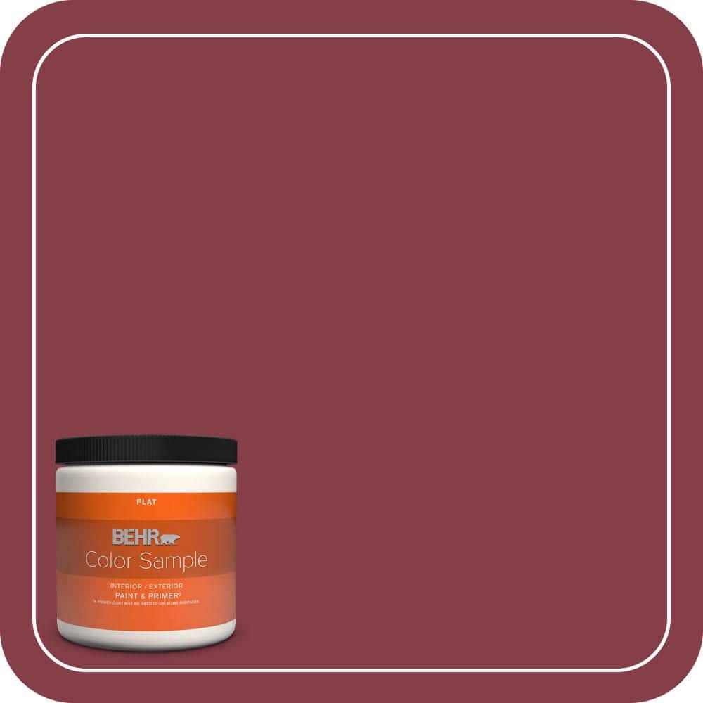 8 oz. #S-H-120 Antique Ruby Flat Interior/Exterior Paint & Primer Color Sample price history on PriceWatchPro