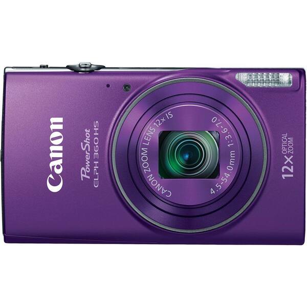 Canon PowerShot ELPH 360 HS Digital Camera in Purple