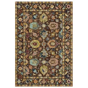 Empress Brown 2 ft. x 3 ft. Western Area Rug