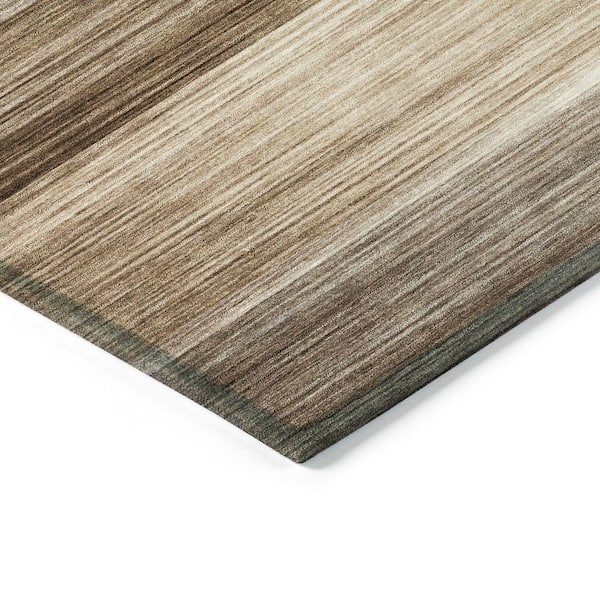 Chantille Machine Washable Indoor/Outdoor Abstract ACN2082 Brown 2 ft. 6 in. x 3 ft. 10 in. Area Rug