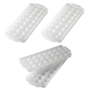 Mind Reader Silicone Freezer Tray, Honeycomb Ice Mold with Cover - 20381202