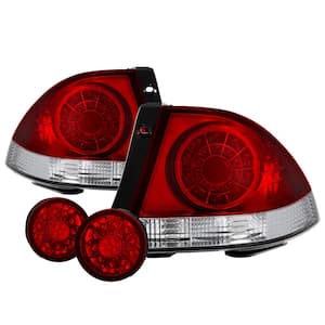 Lexus IS 300 01-03 ( With Inner Trunk Lights ) LED Tail Lights - Red Clear