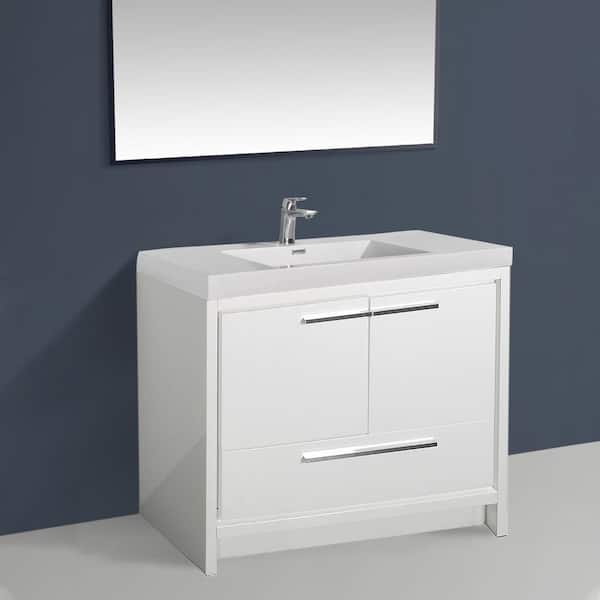 High Gloss Under Basin Unit - Bathroom