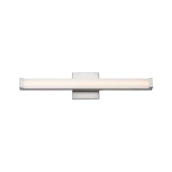 Maxim Lighting Spec 1 Light 24 in. Stainless Steel Satin Nickel LED ...