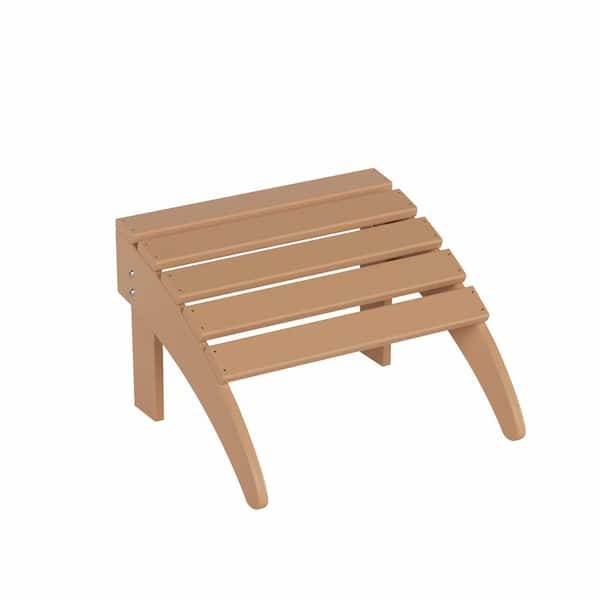 WESTIN OUTDOOR District Teak Plastic Outdoor Adirondack Folding