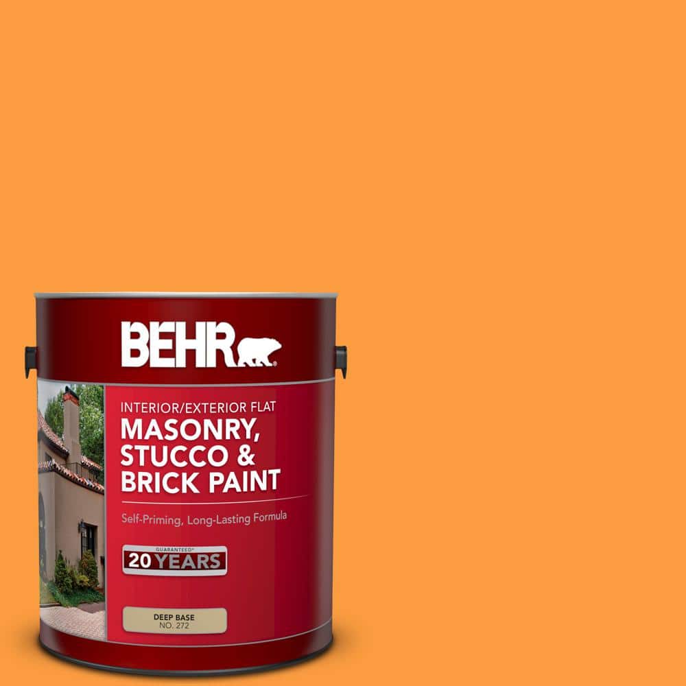 1 gal. #P240-6 Exotic Blossom Flat Interior/Exterior Masonry, Stucco and Br
