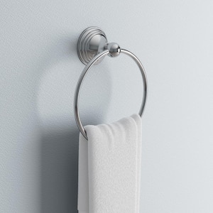 Preston Towel Ring in Chrome