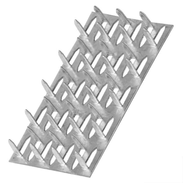 Angel Sar 20 Pcs 4" x 2" Mending Repair Tie Plates, 21-Gauge Pronged Truss Plate for Roofing Trusses Wood Timber
