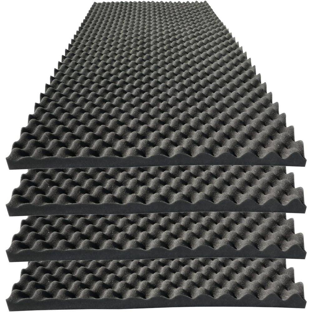 2in. T x 2ft. x 4ft. Black Polyurethane Sound Absorbing Panel 4-Pack price history on PriceWatchPro
