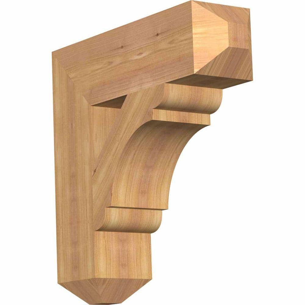 5.5 in. x 22 in. x 22 in. Western Red Cedar Olympic Craftsman Smooth Bracket price history on PriceWatchPro