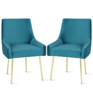 Huxley Blue Upholstered Chairs (2-Pack)