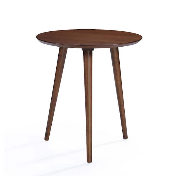 Noble House Evie Natural Walnut End Table 12780 - The Home Depot