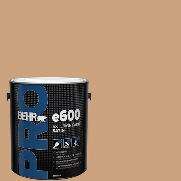 1 gal. #270F-4 Peanut Butter Satin Exterior Paint