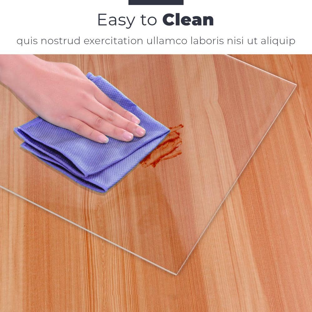 Clear Acrylic Sheet 24" x 36" Pack of 2 for DIY Projects
