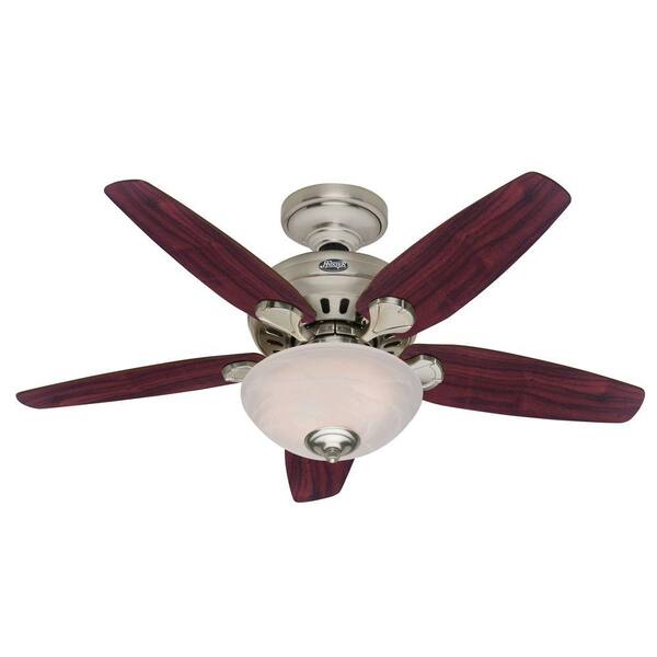 Hunter Stratford 44 in. Brushed Nickel Ceiling Fan