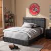 Baxton Studio Solo Black Full Upholstered Bed 28862-6815-HD