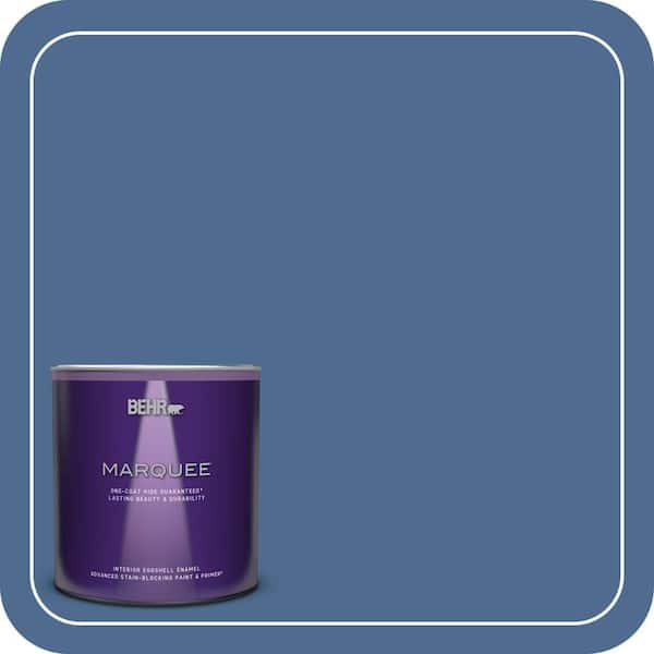 BEHR MARQUEE 1 qt. #590D-6 Wickford Bay Eggshell Enamel Interior Paint & Primer