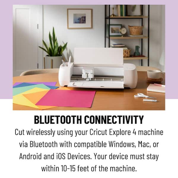 Cricut Explore 4 Seashell Cutting Machine Bundle with Vinyl and