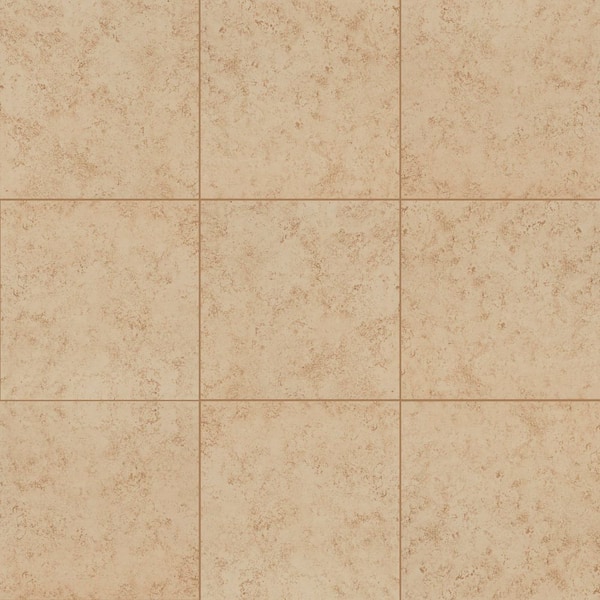 TrafficMaster Baja Beige 6 in. x 6 in. Matte Ceramic Floor and