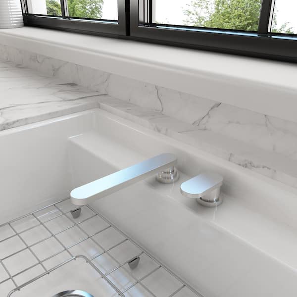 Baveno Move+ Single Handle Telescopic Standard Kitchen Faucet in Stainless Steel