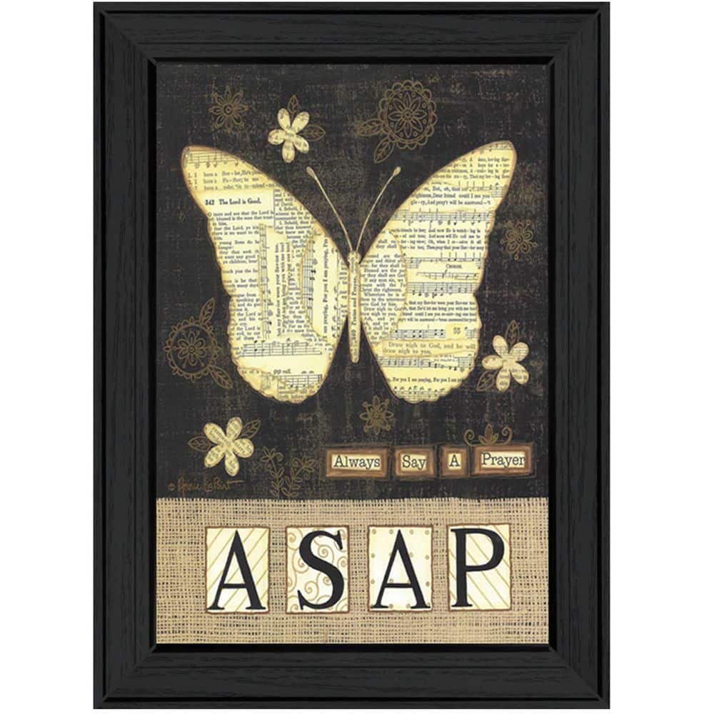 Always Say a Prayer By Annie LaPoint 1-Piece Framed MDF Poster 15 in. x 11 