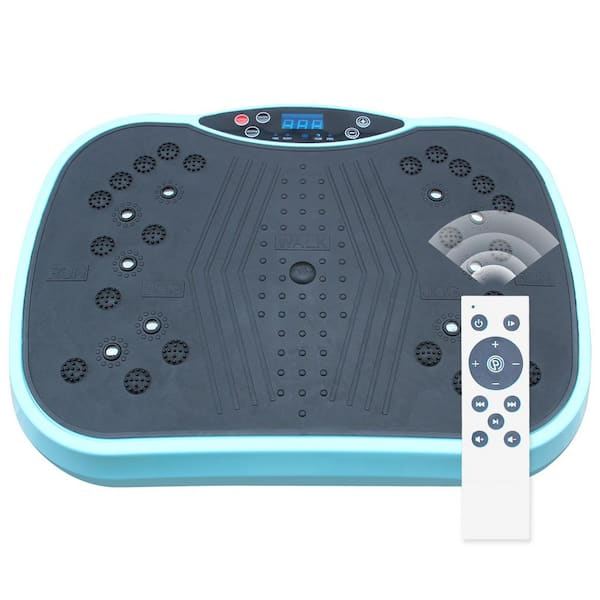 Vibration Plate Exercise Machine, Whole Body Workout Vibration Fitness Platform, Blue