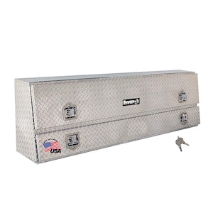 88 in. Diamond Tread Aluminum Top Mount Contractor Truck Tool Box