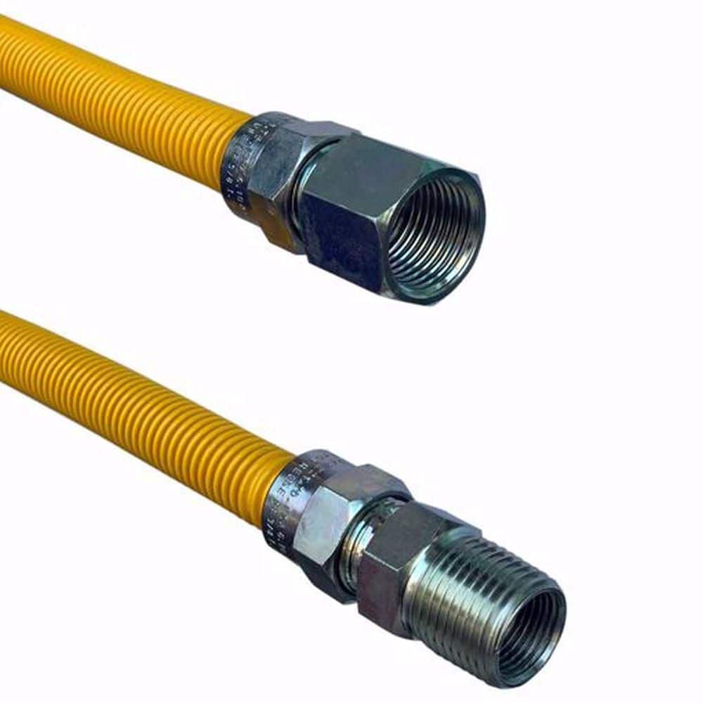 "1/2"" in. FIP x 1/2"" in. MIP x 18 in. Stainless Steel Gas Connector 1-Pack" price history on PriceWatchPro