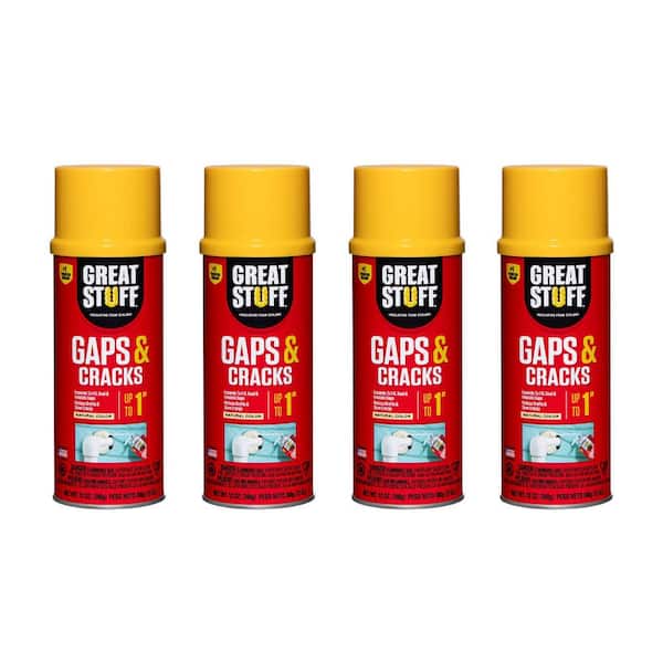 12 oz. Gaps and Cracks Insulating Spray Foam Sealant (4 Pack)