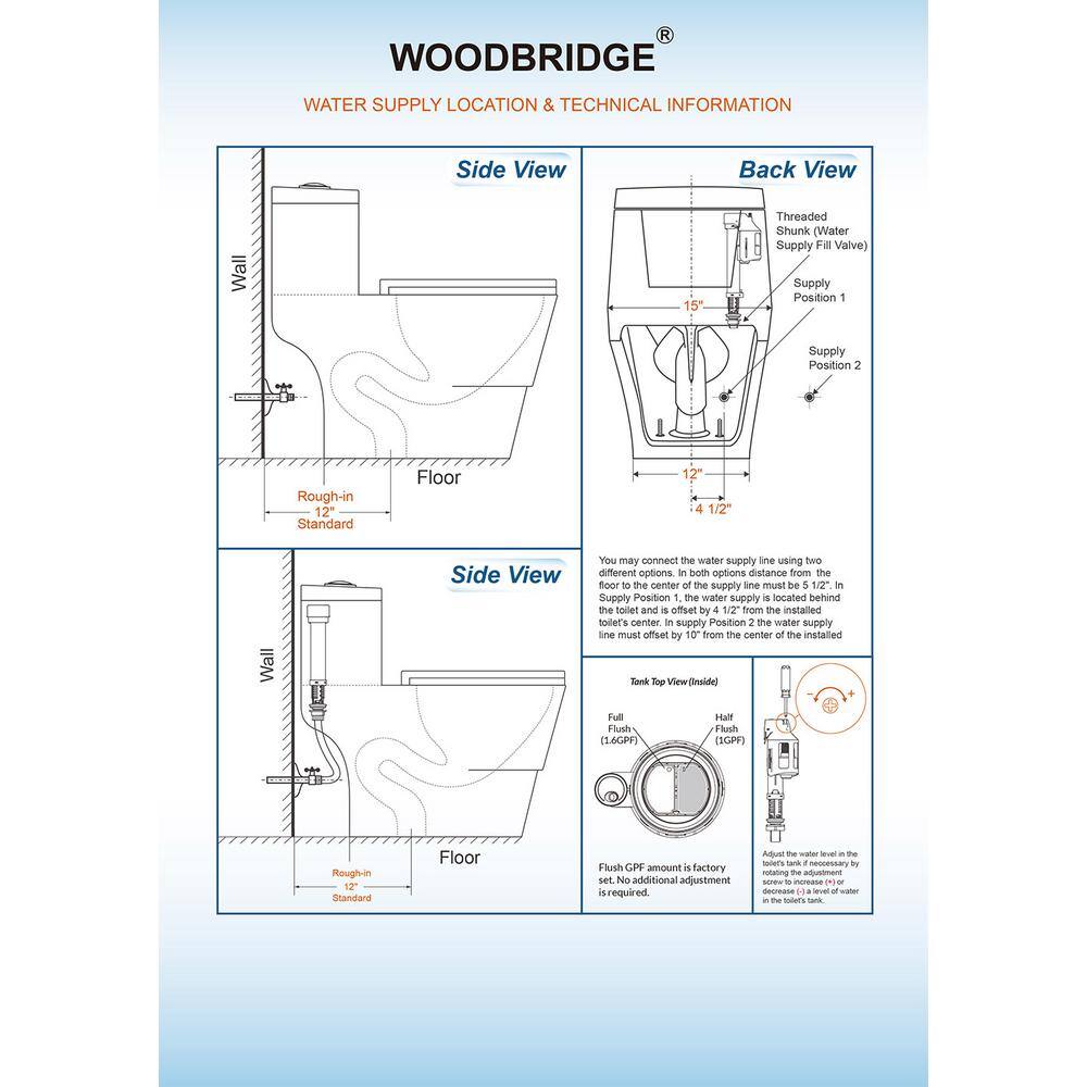 Elongated Wall Mounted Dual Flush High Efficiency Toilet