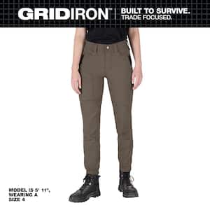Milwaukee Women's Size 16 Brown GRIDIRION Double Knee Jogger Work