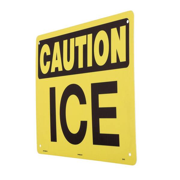 Notice Sign - Do Not Leave Ice Scoop In Ice Bin - OSHA