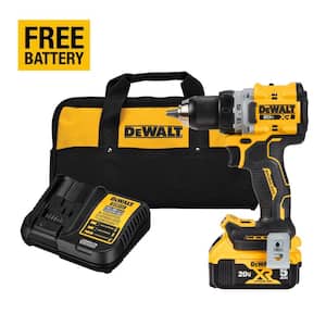 20V MAX XR Lithium-Ion Cordless Compact 1/2 in. Drill/Driver Kit, 20V MAX 5.0Ah Battery, and Charger