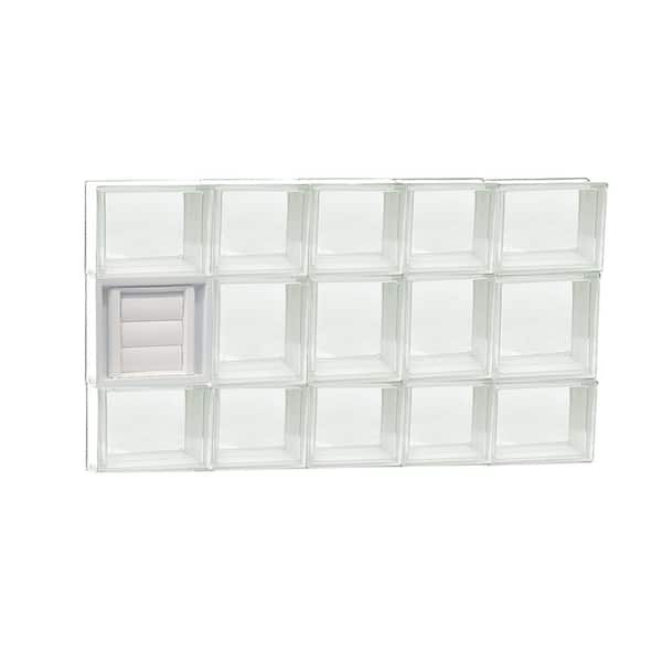 Clearly Secure 32.75 in. x 19.25 in. x 3.125 in. Frameless Clear Glass ...